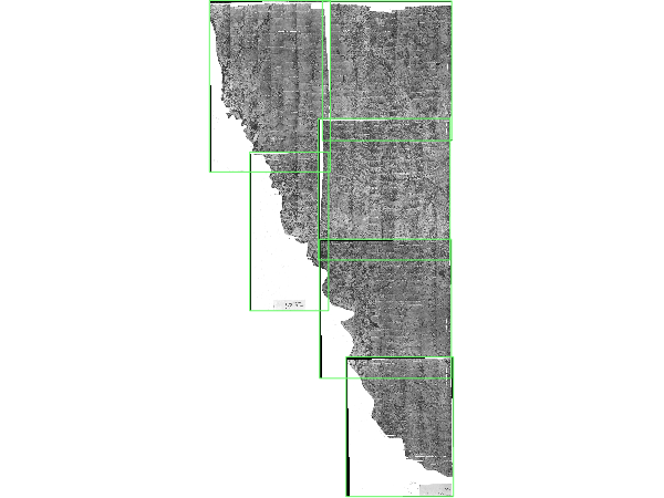 Full extent image of service layers