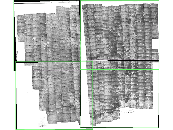 Full extent image of service layers